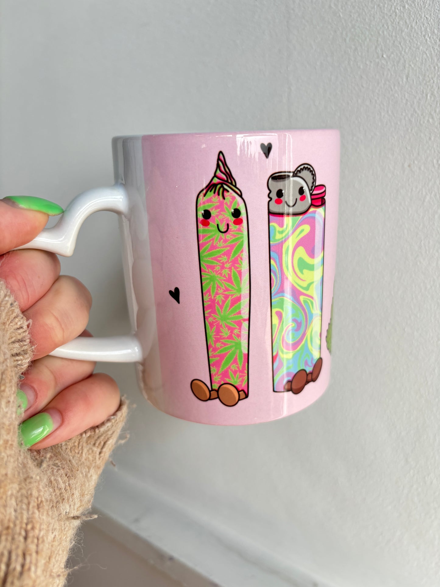 Pink Buddies Ceramic Mug