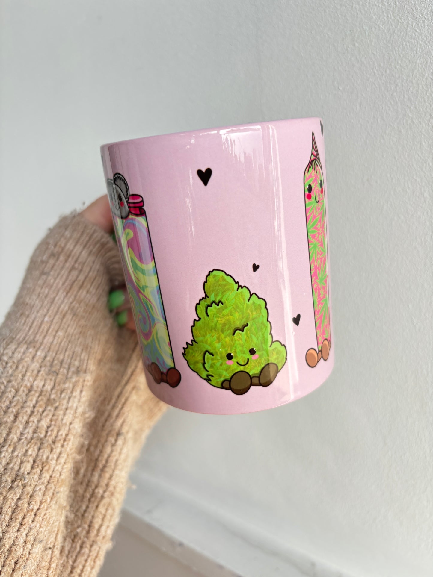 Pink Buddies Ceramic Mug