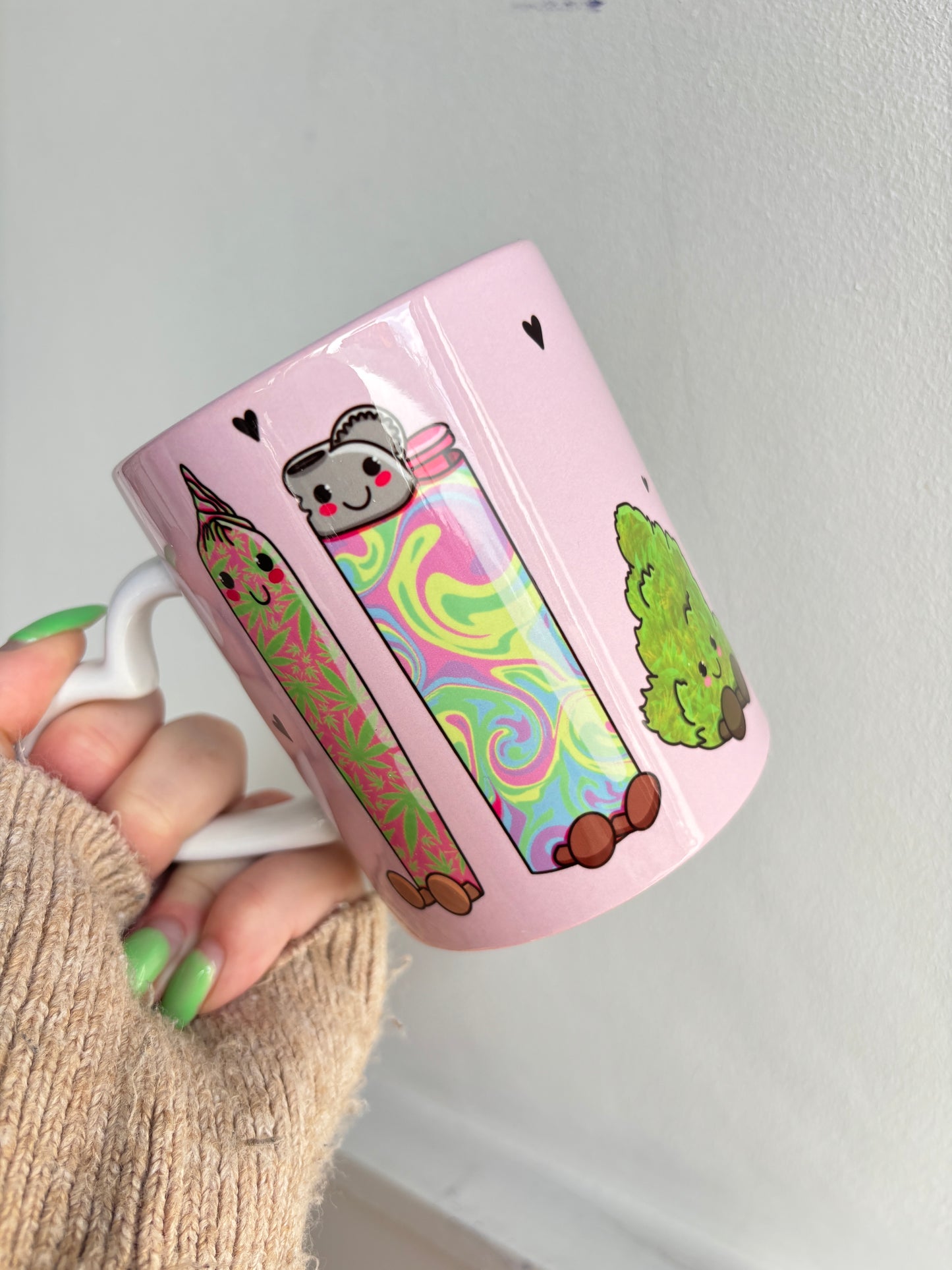 Pink Buddies Ceramic Mug