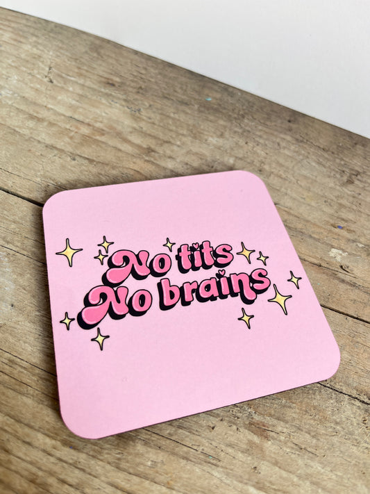 No tits Coaster