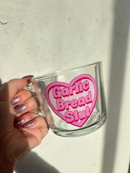 Garlic Bread Slut - Pink- Red Flag Mug