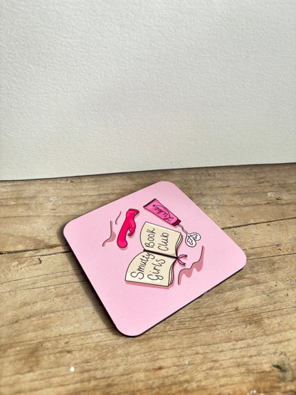 Smutty Girls Book Club Coaster