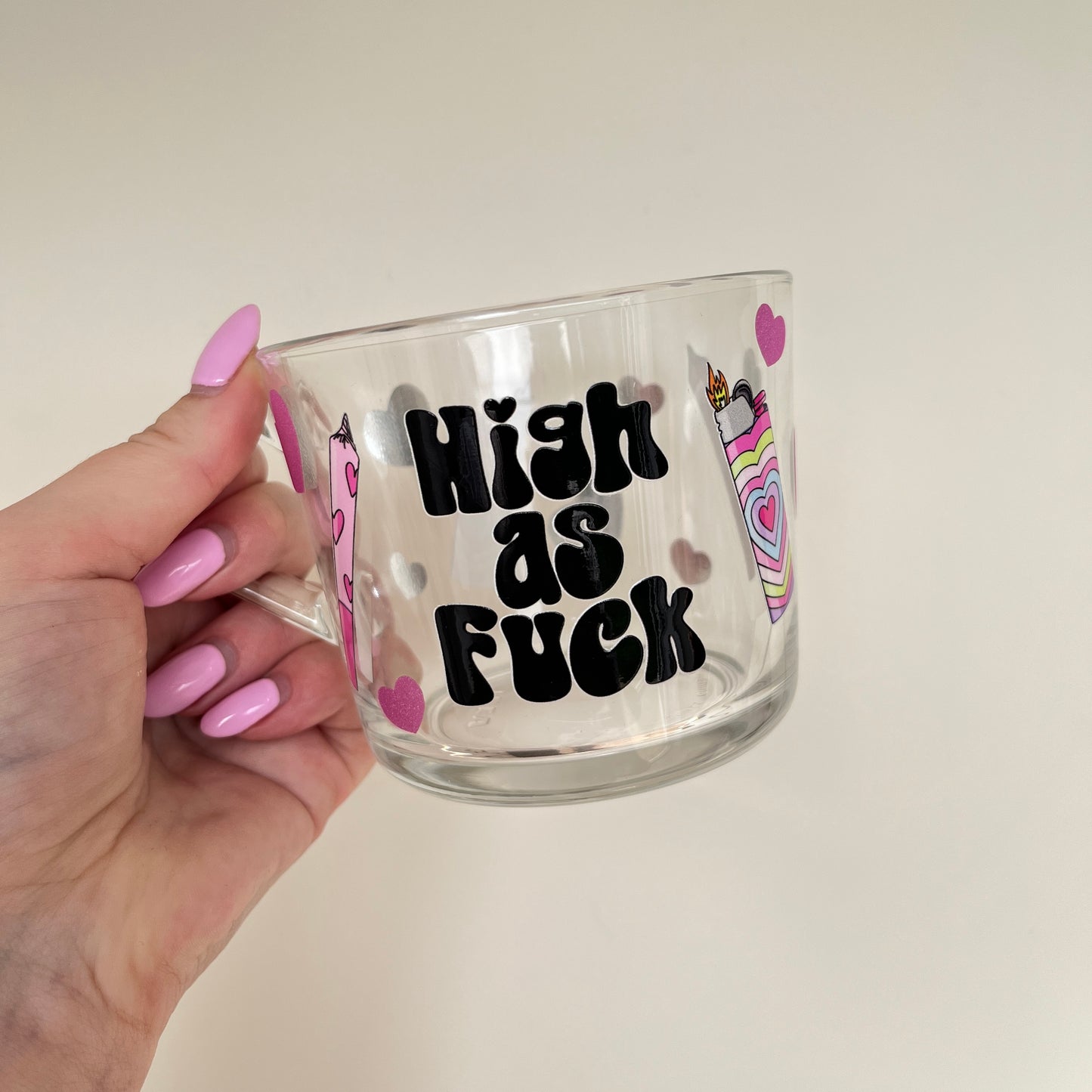 High as Fuck Illustration Mug