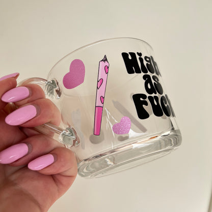 High as Fuck Illustration Mug