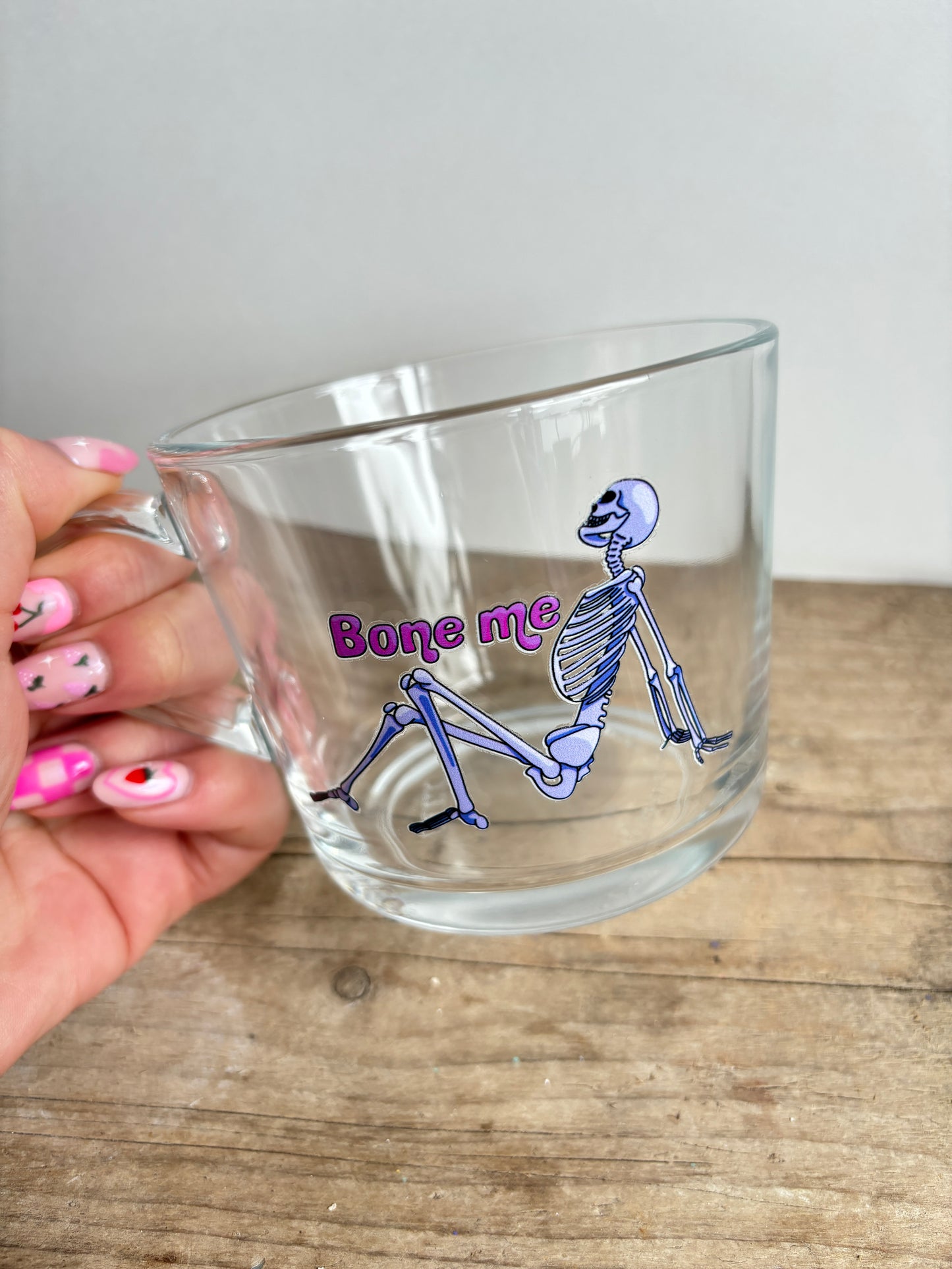 Bone Me Glass Mug