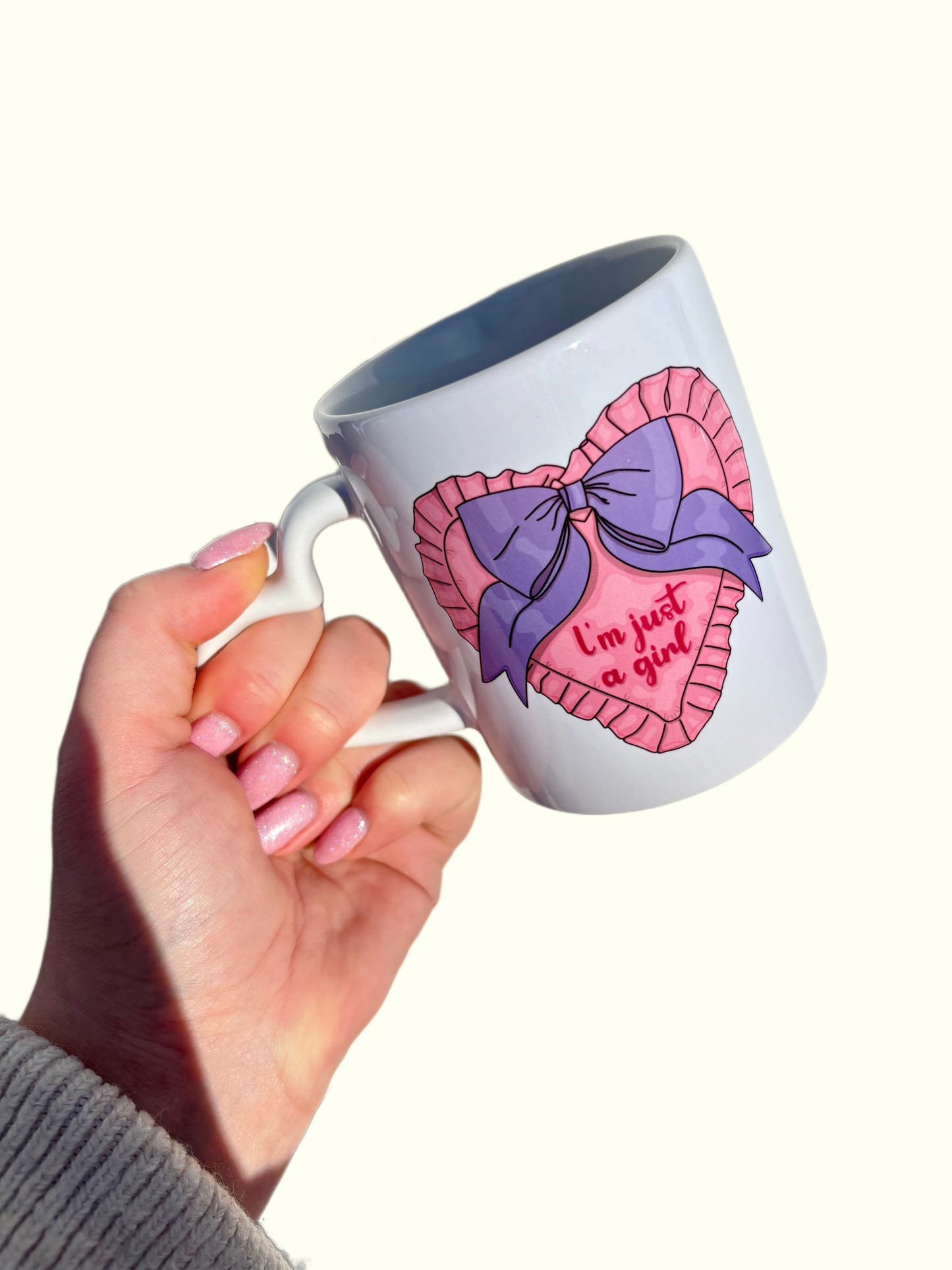 I'm Just a Girl Ceramic Mug