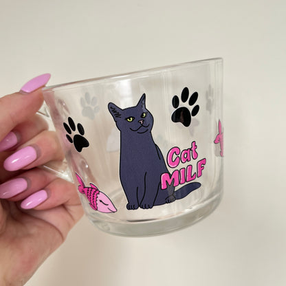 Cat Milf Illustration Mug